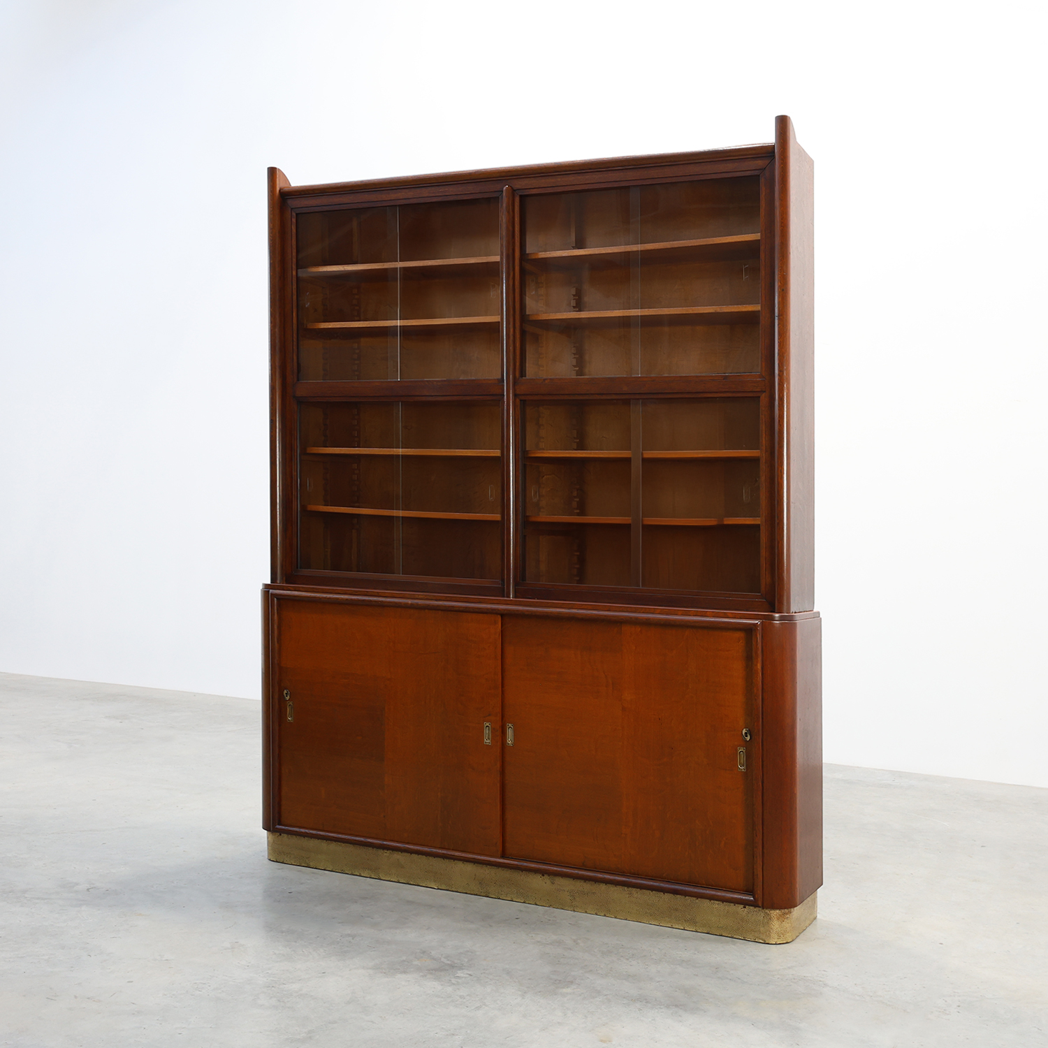 Large Art Deco Apothecary Cabinet Attr. to De Coene, Belgium ca. 1920-img
